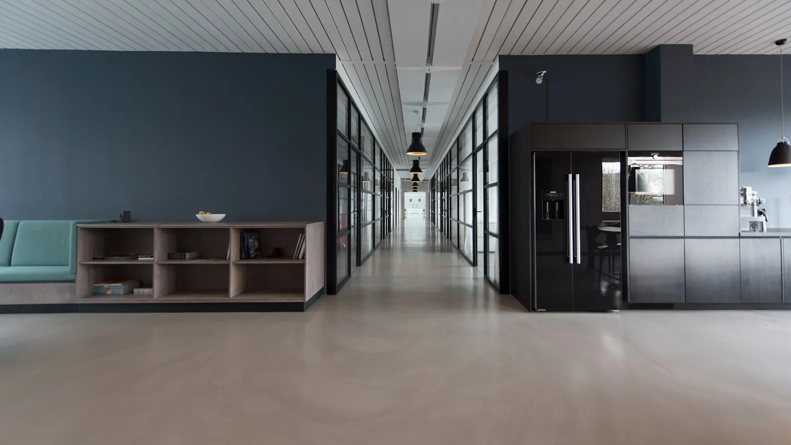 Mountain climbers on a snowy peak